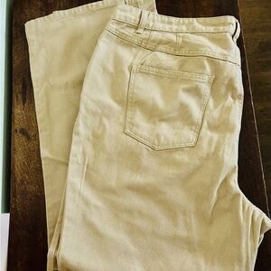 Jessica London Khaki Denim Pants 20W